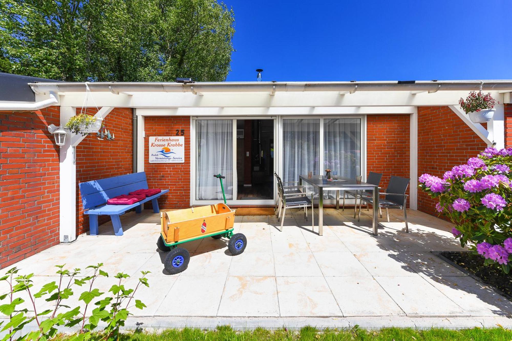 Ferienhaus Krosse Krabbe Bensersiel Bagian luar foto